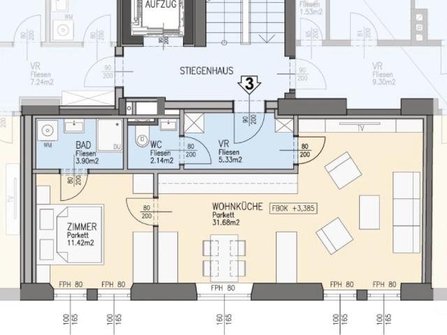 2 Zimmer Wohnung / Erstbezug / inkl. Heizung & Warmwasser
