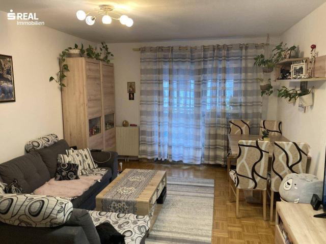 2 Zimmer Wohnung: verkehrsberuhigte Lage, Südbalkon, Tiefgaragenstellplatz