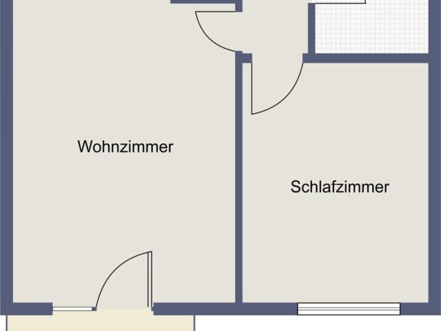 2 Zimmer Wohnung: verkehrsberuhigte Lage, Südbalkon, Tiefgaragenstellplatz