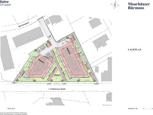 2 Zimmer Dachgeschoß Wohnung mit 34m² Terrasse in Bürmoos