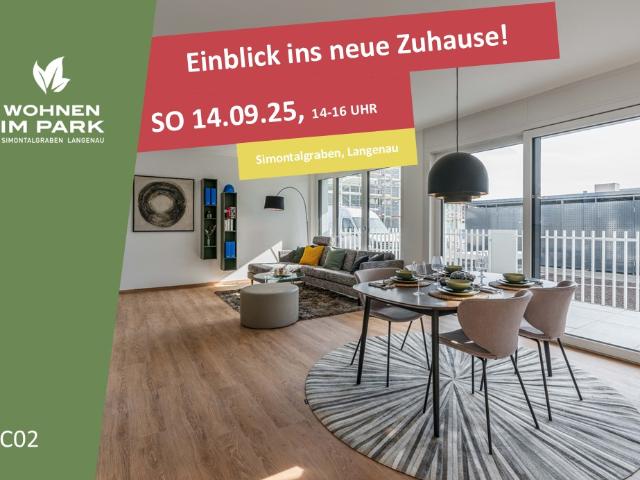 2 ZIMMER ETW MIT GARTENANTEIL WOHNEN IM PARK IN LANGENAU C02