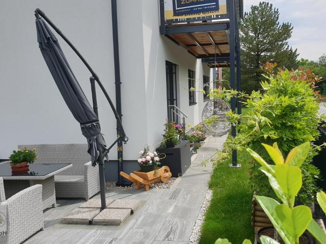 2 Zimmer Garten Wohnung 70 m² mit 50m² Garten im Zentrum von OBERTRUM mit 2 PKW Stellpl. Keller usw