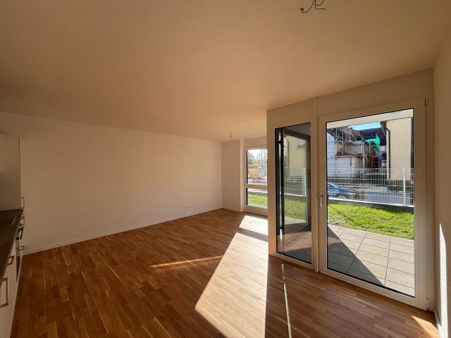 2 Zimmer Neubauwohnung im Erdgeschoss mit Tiefgarage