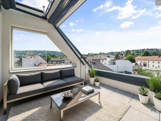 2 Zimmer Penthouse in ERSTBEZUGS Qualität mit Terrasse und Garage in Toplage