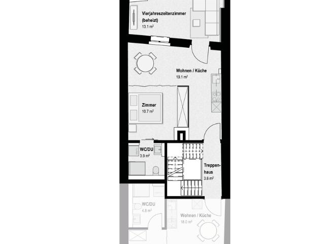 2½ Zimmerwohnung Charmant. Modern. Zentral