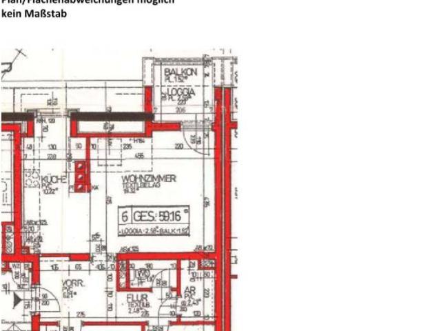 2 Zimmerwohnung im DG mit Loggia