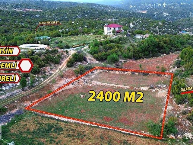 2.400 M KÖY İÇİNDE, ELEKTRİKSU YAKININDA, VERİMLİ TOPRAK, MASRAFSIZ GENİŞ ARSATARLA