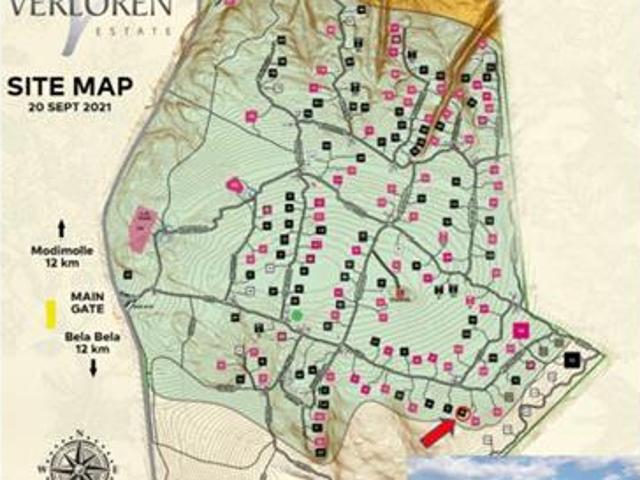 2 400 m² Land available in Verloren Estate