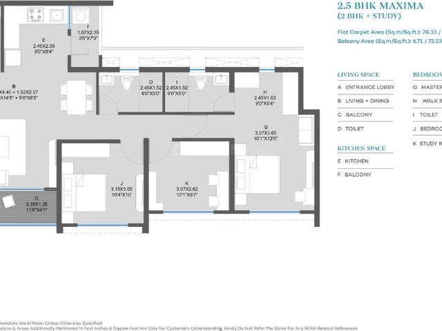 2.5 BHK Apartment in Hinjawadi Phase 2 for resale Pune. The reference number is 20073281