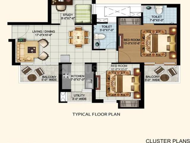 2.5 BHK Apartment in Noida Extension for rent Greater Noida. The reference number is 16622195