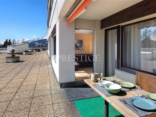 Renovierte 21/2 Zimmer Wohnung im Herzen von Crans