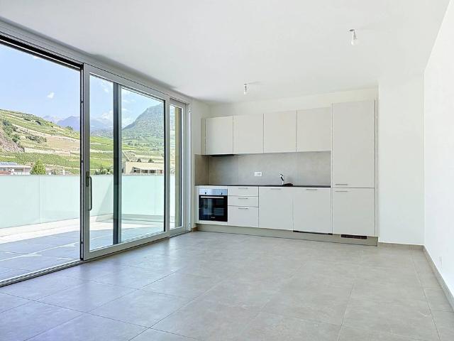 2.5 room attic apartment with terrace for rent in Uvrier