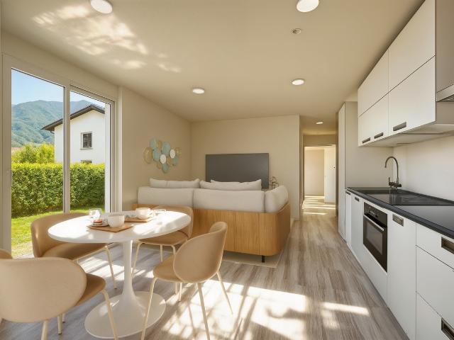 2,5 Zimmer mit Garten in Stabio in einem Neubau