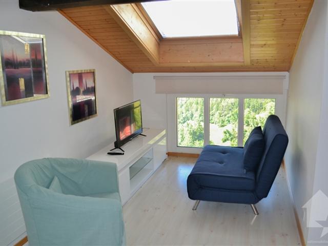 2,5 Zimmer App. von 42 m2 im Dachgeschoss mit Blick auf die Alpen