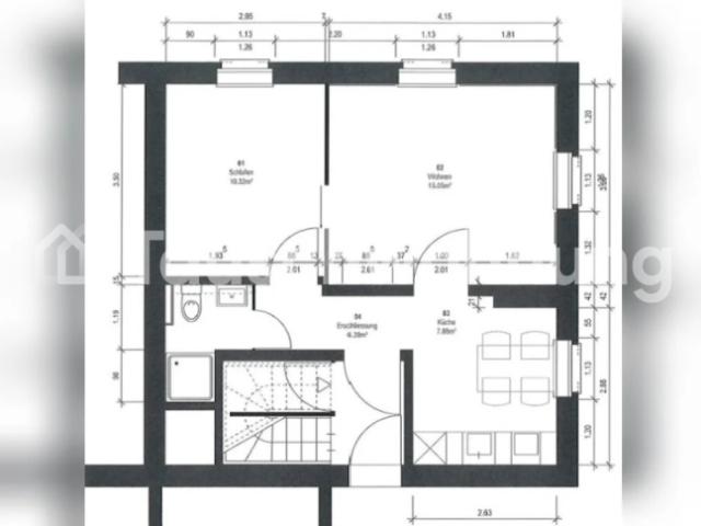 2,5 Zimmer im sehr zentral in Zürich mit Garten
