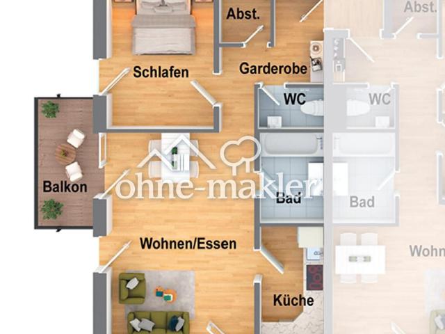 2,5 Zimmer Wohnung: 73 m², Balkon, Keller, Erstbezug 2025, 73117 Wangen bei Göppingen kaufen 143