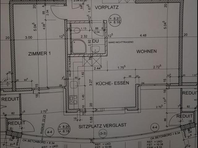 2.5 Zimmer, 125 m², 1. Stock