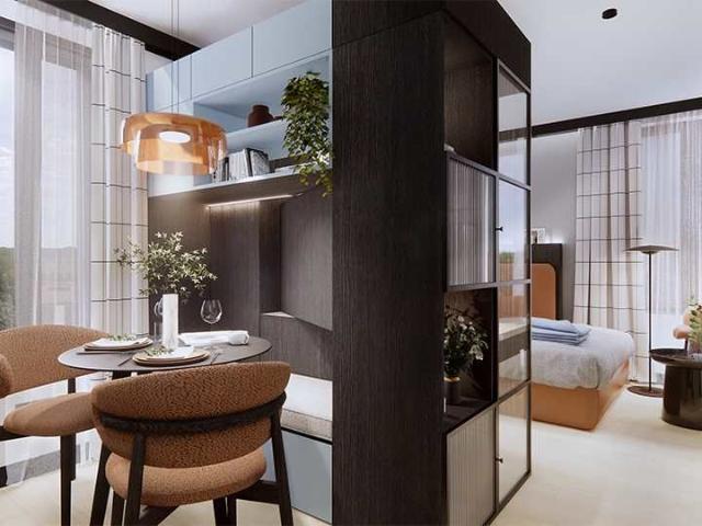 2.5 Zimmer, 30 m², 5. Stock