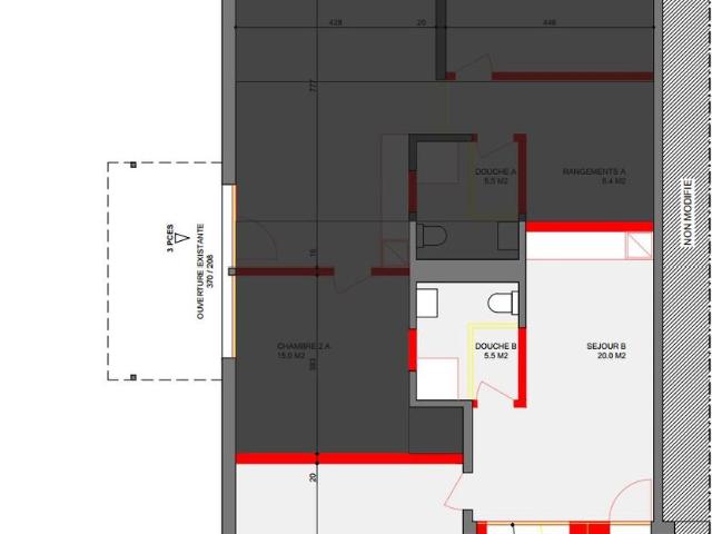 2.5 Zimmer, 45 m², EG
