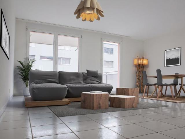 2.5 Zimmer, 56 m², 3. Stock