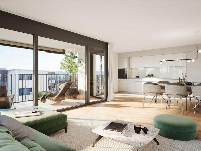 2.5 Zimmer, 59 m², 3. Stock