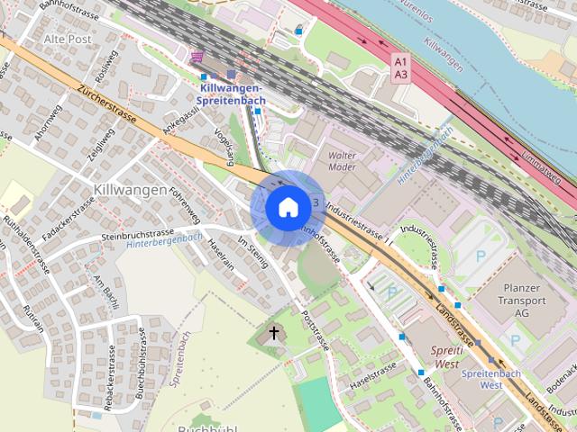 2.5 Zimmer, 50 m², EG