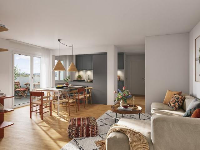 2.5 Zimmer, 52 m², 1. Stock