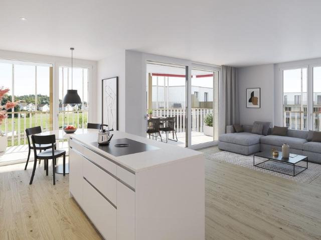2.5 Zimmer, 65 m², 2. Stock