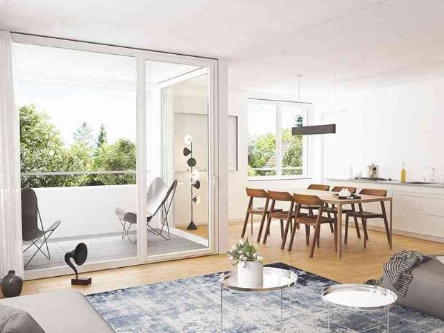 2.5 Zimmer, 66 m², 1. Stock