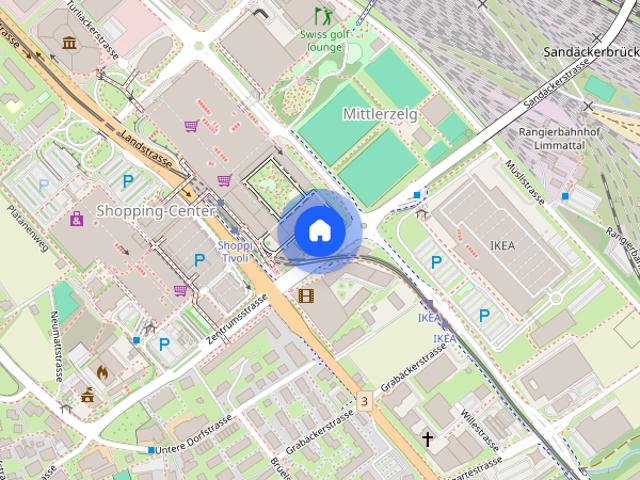 2.5 Zimmer, 72 m², 18. Stock