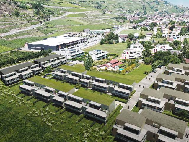 2.5 Zimmerwohnungen mit Garten in neuem Anbau Sion