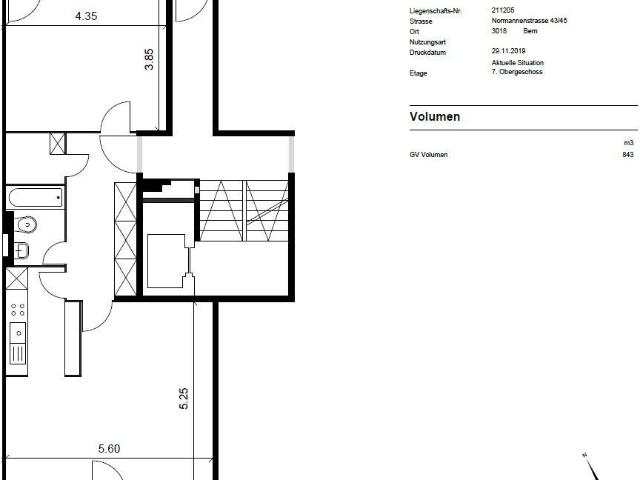 2.5 ZW à 63 m² im 7. OG mit Balkon | dreamo. Ch