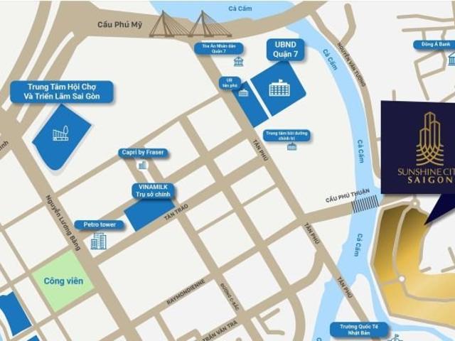 2bdr 77sqm Sunshine City Sai Gon,Dis 7,HCM city