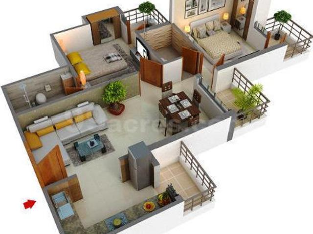 2BHK for sale in Krish Aura, Milakpur Goojar, Bhiwadi P62191