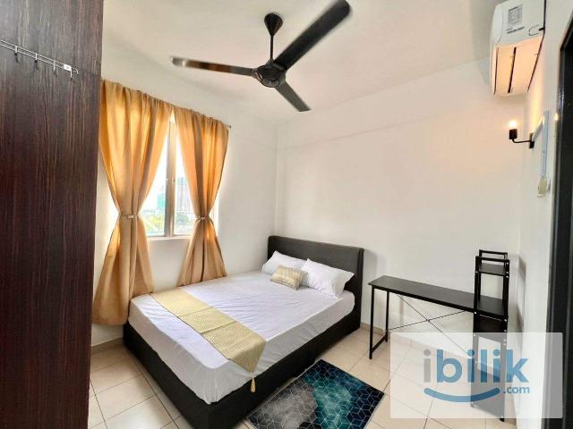 2Min To BRT!Master/Single room for rent at Casa Subang Jaya Usj 1 near Damen Mall Mydin Giant Sunway Uni Segi Food