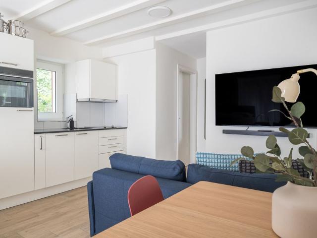 2min zum HB möblierte 1.5 Zimmerwohnung mit privater Terrasse