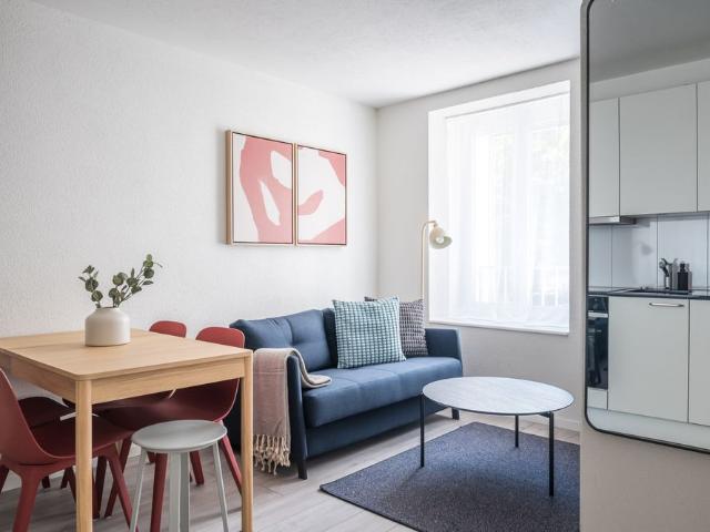 2min zum HB möblierte 2.5 Zimmerwohnung