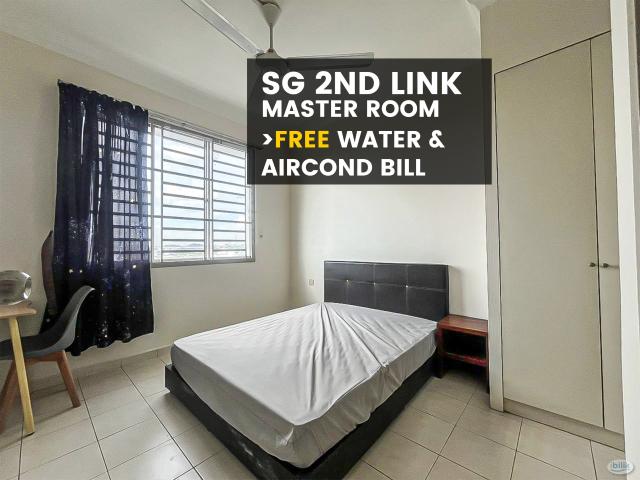 2nd Link Master Bedroom FREE Aircond & Water Bills