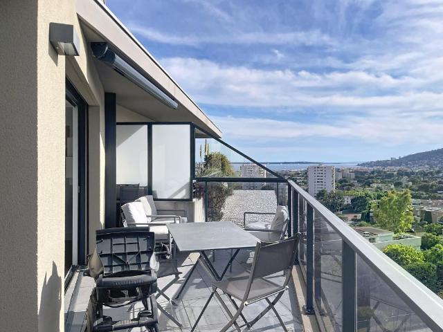 2P VUE MER DERNIER ETAGE RESIDENCE RECENTE