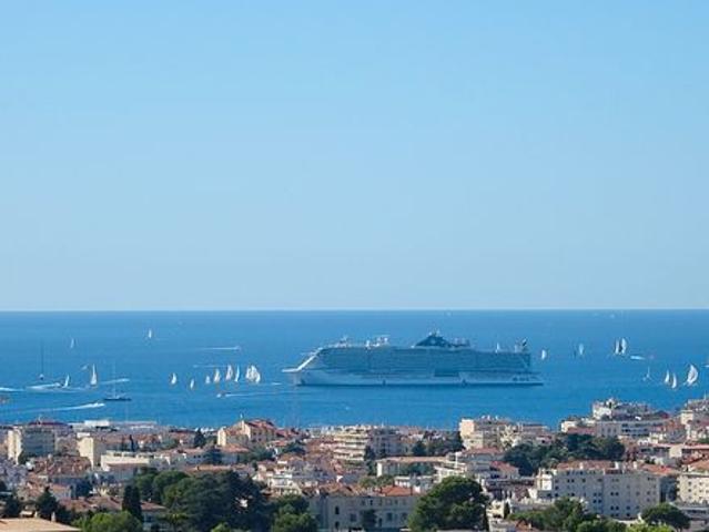 2p dernier etage vue mer panoramique