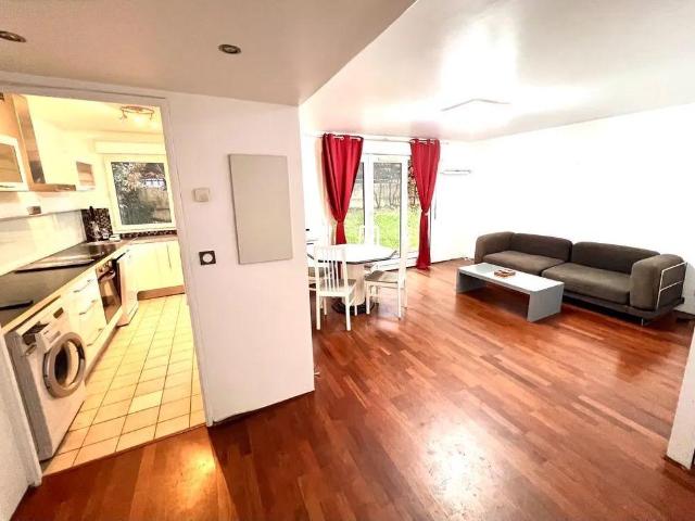 2P meublé 49m2 + jardin privatif 250m2 à Livry