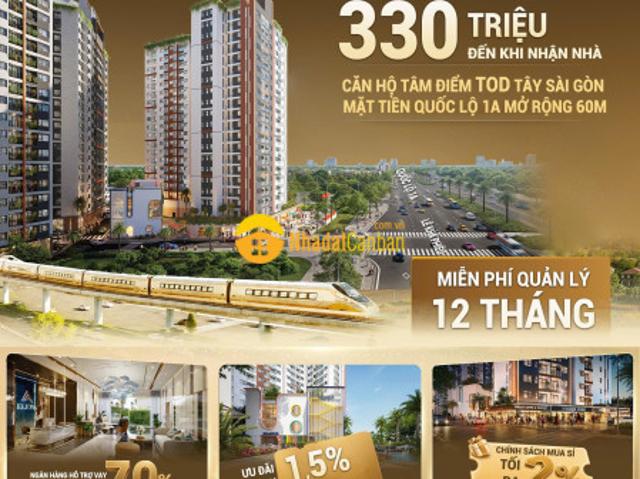 2pn 48m² chỉ 1,4 tỷ full vat tầng cao view thoáng nhận nhà cuối 2026