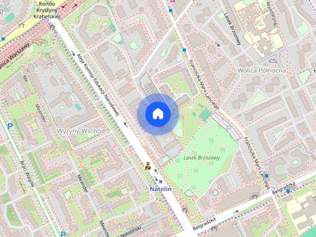 2pok wyposaż. balkon garaż Metro Natolin od zaraz