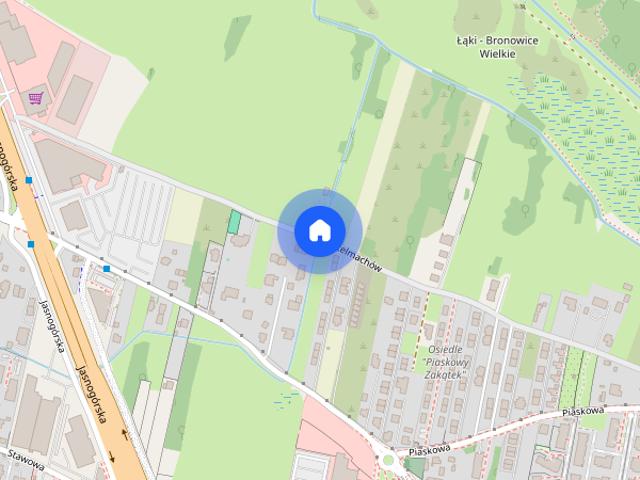 2pok, 47m2 z ogródkiem 80m2 + m. postoj. z komórką 34m2 + wózkownia