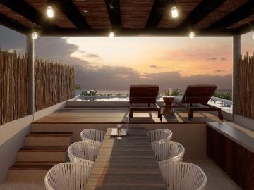 2REC 2BA Lujoso Departamento con roff top, Kaban, Holbox