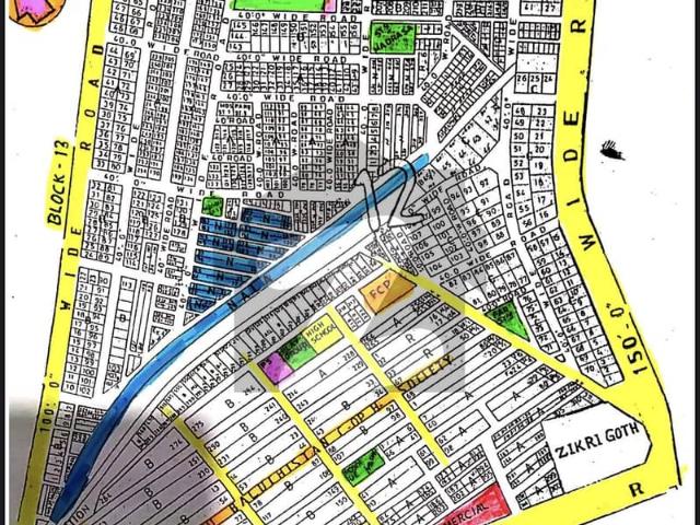300 sq yards officially bifurcation plot available for sale block 12