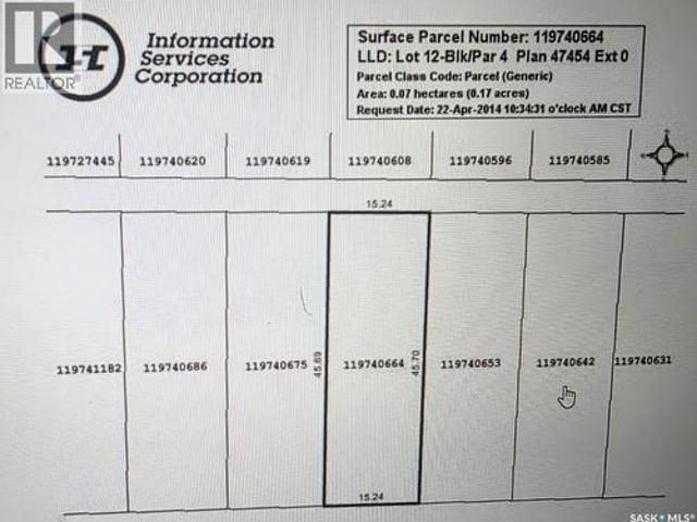 307 2Nd Street, Dundurn, SK, S0K 1K0 vacant land for sale | Listing ID SK039818 | Royal LePage