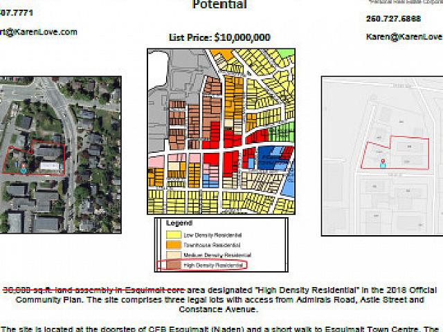 30,000 Sq Ft Land Assembly In Esquimalt Core!