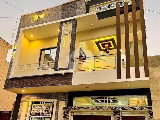 30 Feet Road Facing Most Reasonable Chance Deal 120 Square Yards West Open Double Storey Leased House