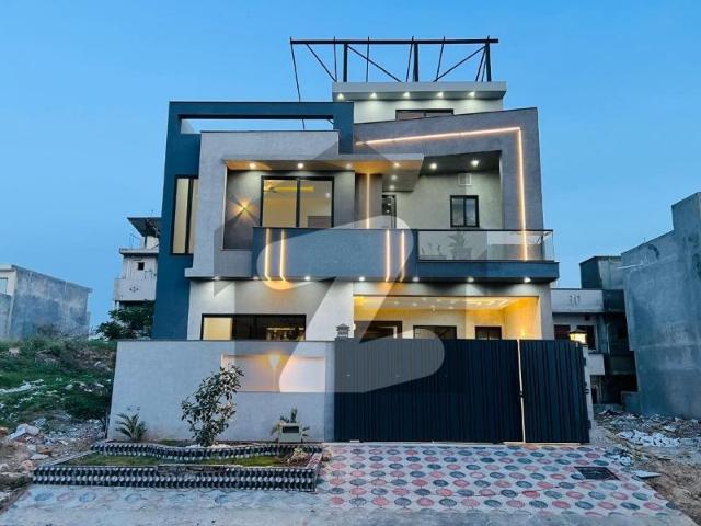 30X60 Brand New Double Storey Double Unit Designer House For Sale In Multi Gardens B 17 Islamabad MPCHS Multi Gardens